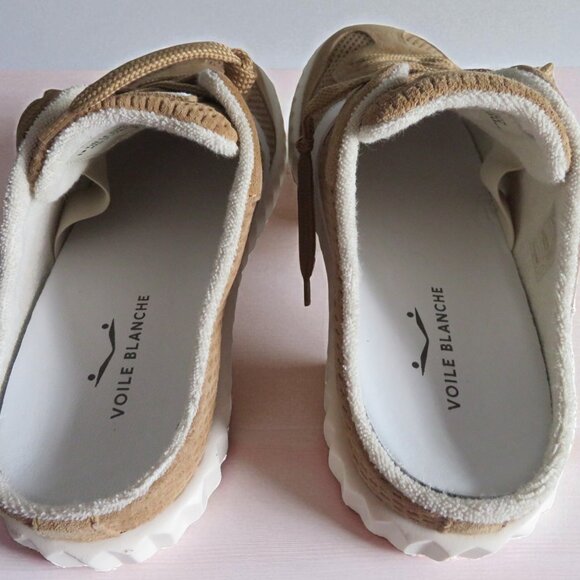 Voile Blanche Ines Mule Suede Sneaker, Size 39, Medium Brown/Tan, New with box - Picture 10 of 14